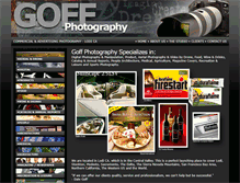 Tablet Screenshot of goffphotography.com